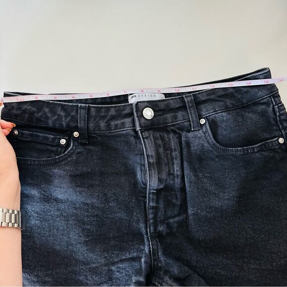 MENS ASOS DESIGN Black Denim Jean Mini 4" Inseam Casual Short Shorts Jeans 32 - Picture 10 of 13